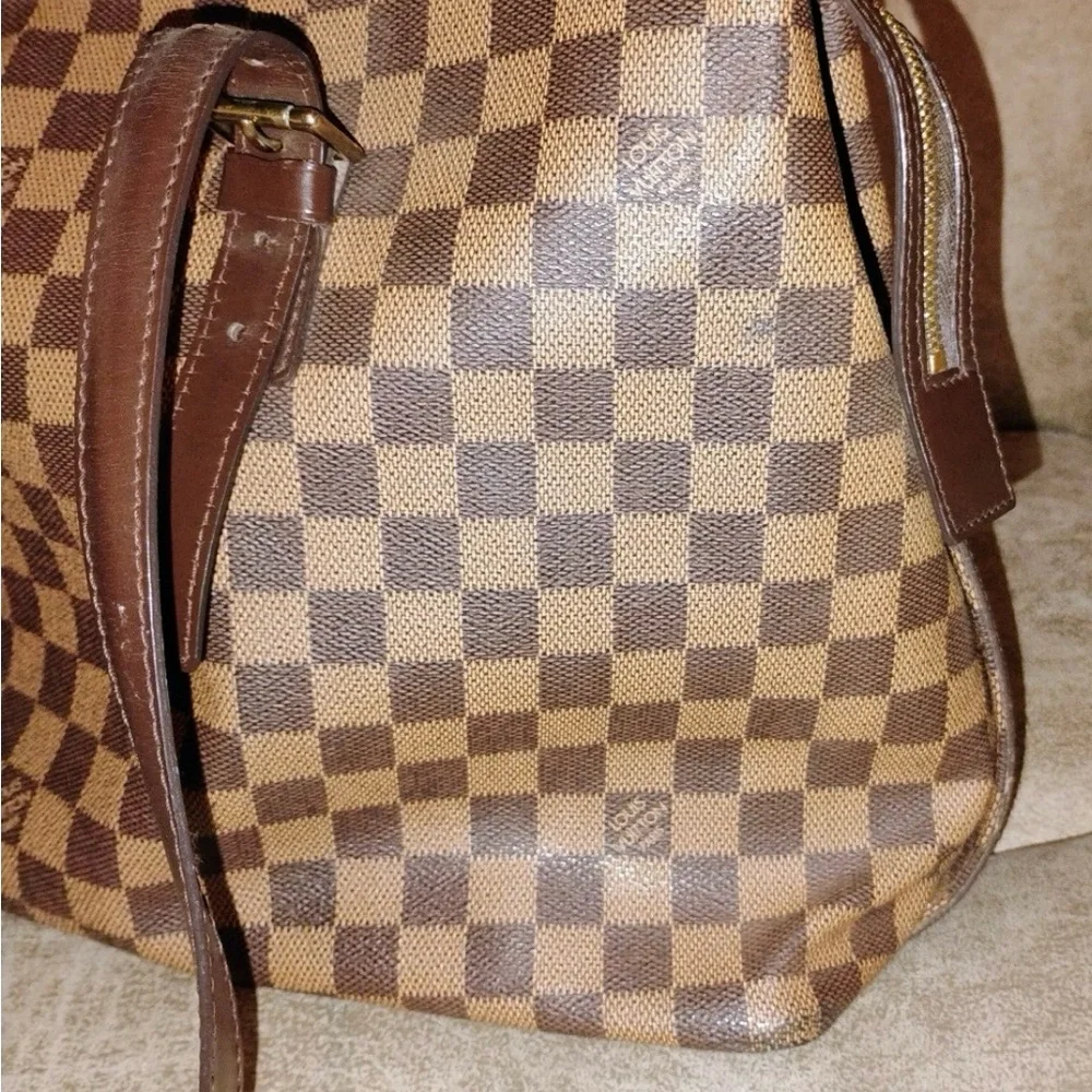 Louis Vuitton Damier Ebene Chelsea Tote Bag TH0023 Authenticated 🤎 - Picture 7 of 12